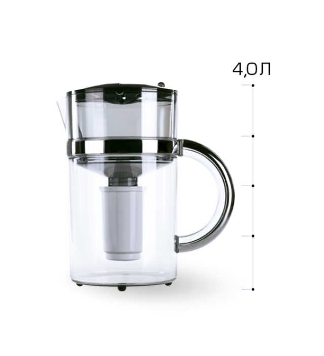 Фильтр-кувшин Гейзер Матисс Хром