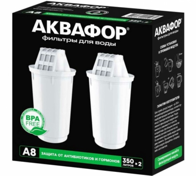 Сменный картридж Аквафор А8 2шт