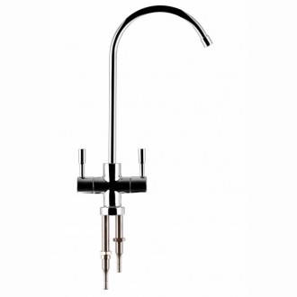 Кран для чистой воды двойной (хром)